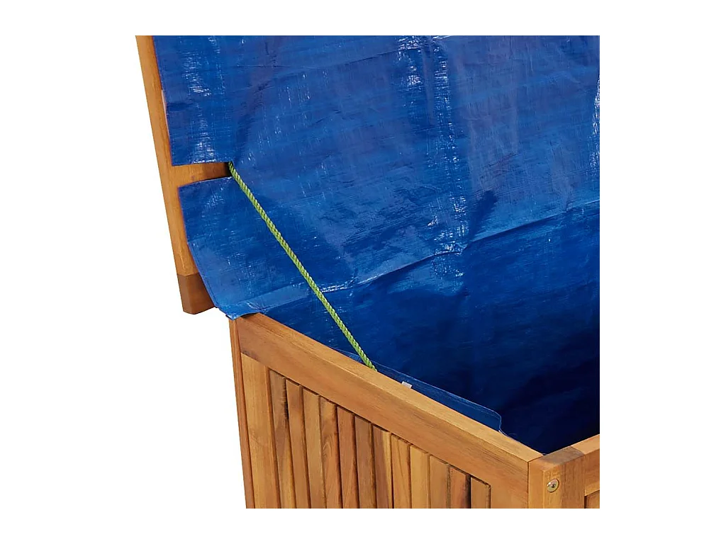 Tuinopbergbox met wielen 90x50x58 cm Acaciahout