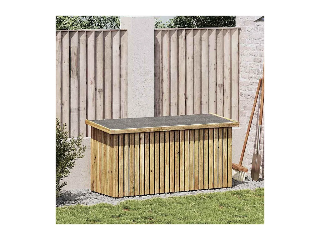 Coffre de Rangement 119x44x58.5 cm Bois de Pin Traité