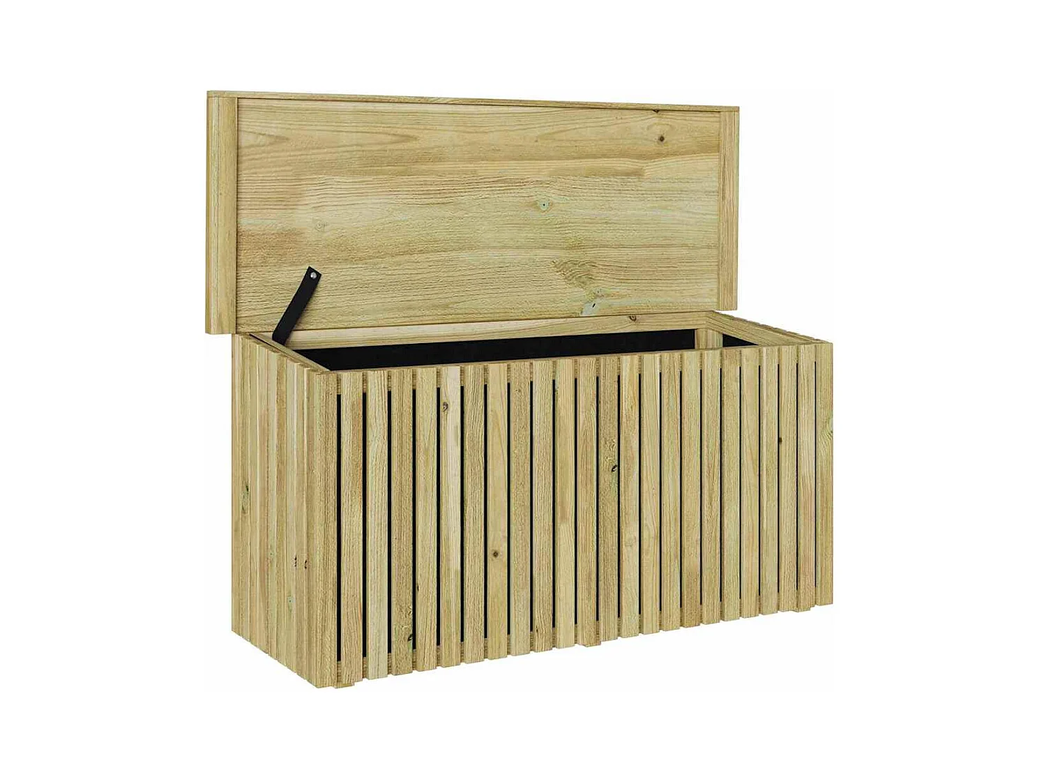 Coffre de Rangement 119x44x58.5 cm Bois de Pin Traité