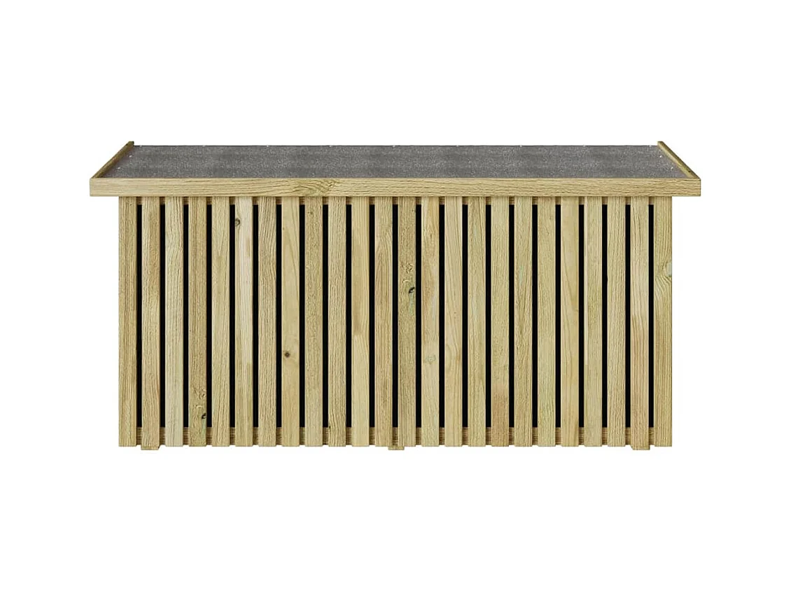 Coffre de Rangement 119x44x58.5 cm Bois de Pin Traité