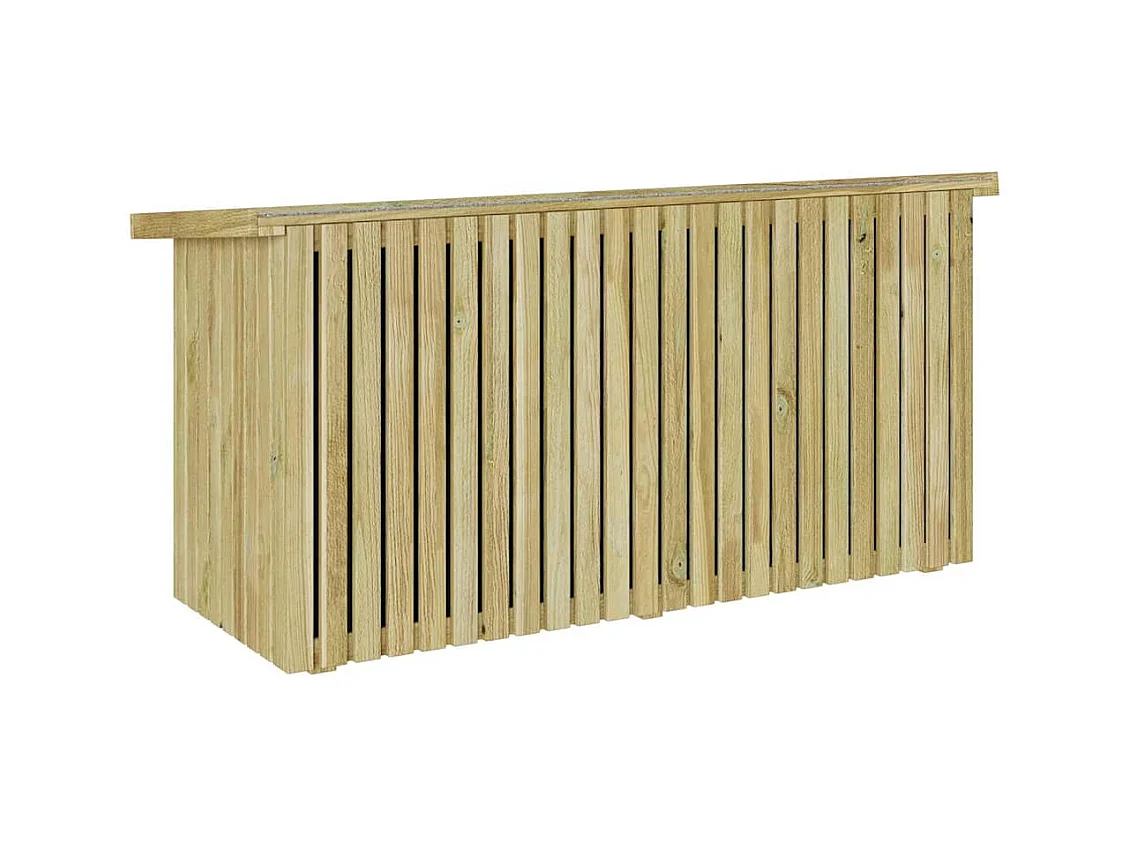 Coffre de Rangement 119x44x58.5 cm Bois de Pin Traité
