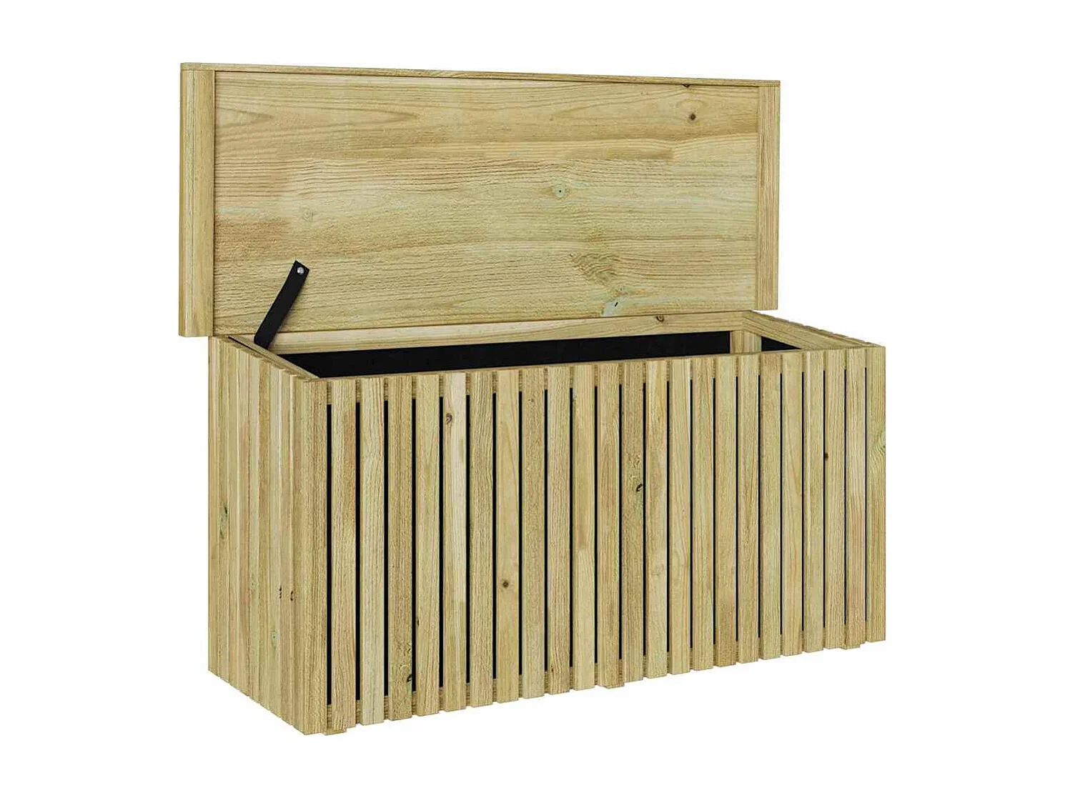Coffre de Rangement 119x44x58.5 cm Bois de Pin Traité