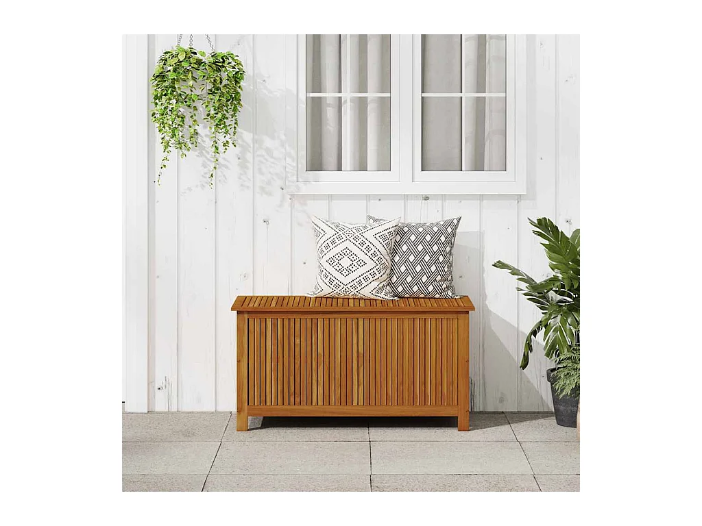 Tuinopbergbox 113x50x58 cm Massief acaciahout