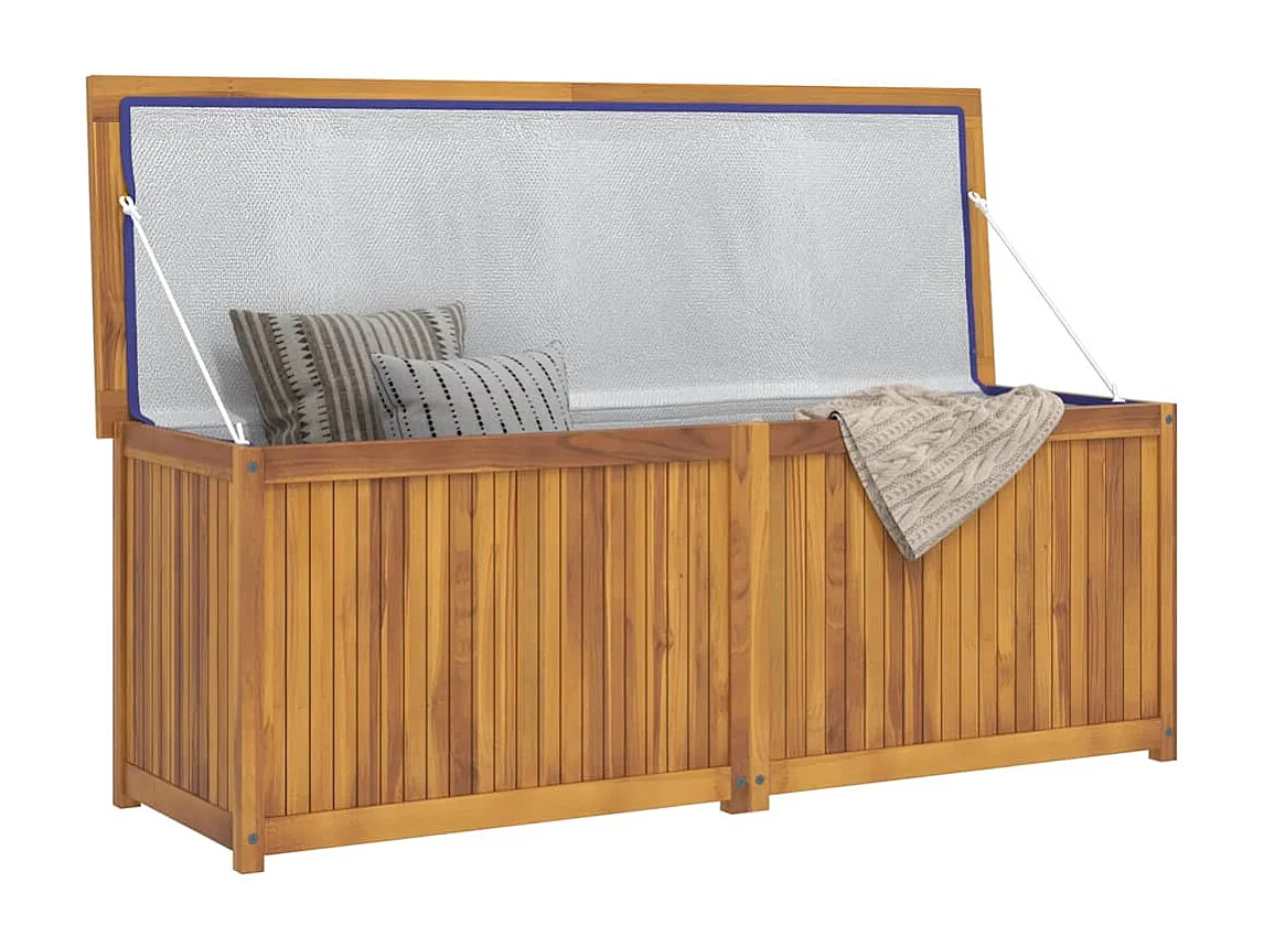 Caja de jardín 150x50x55 cm Madera maciza de teca