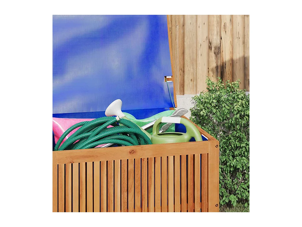 Tuinopbergbox 75x75x58 cm massief acaciahout