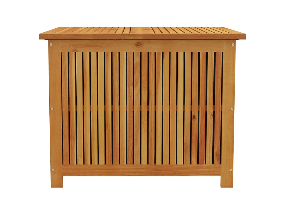Tuinopbergbox 75x75x58 cm massief acaciahout