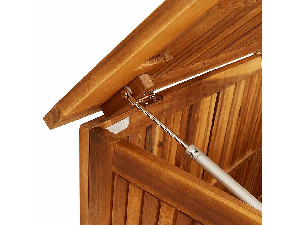 Arcón de jardín 175x50x58 cm Madera maciza de acacia