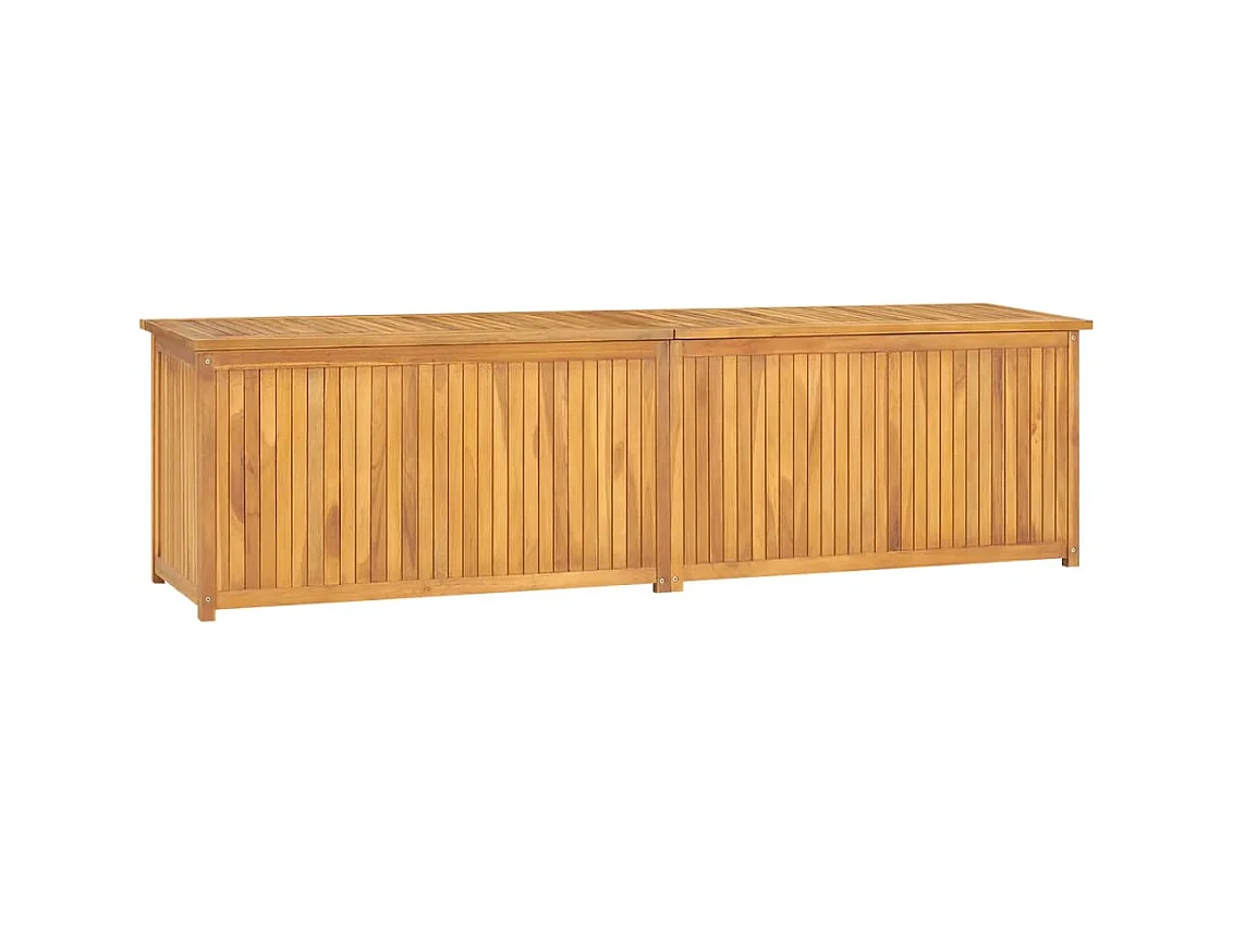 Tuinbak 200x50x55 cm Massief teakhout