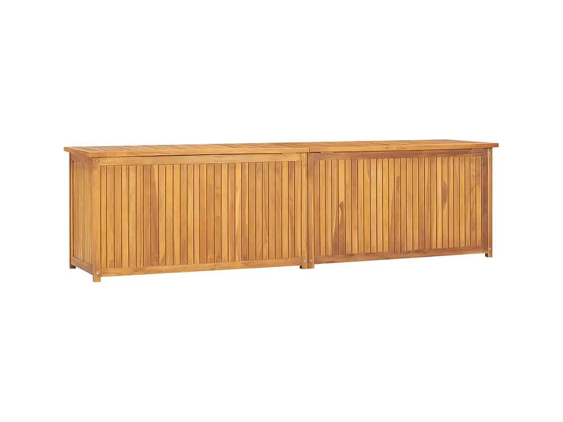 Tuinbak 200x50x55 cm Massief teakhout