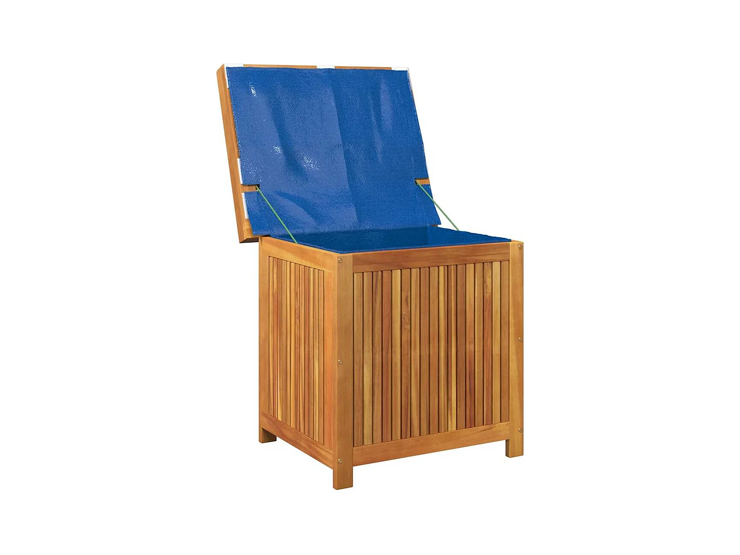 Boîte à coussins d'extérieur 60x50x61 cm bois massif d'acacia