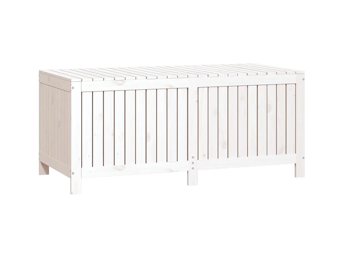 Tuinopbergbox Wit 147x68x64 cm Dennenhout