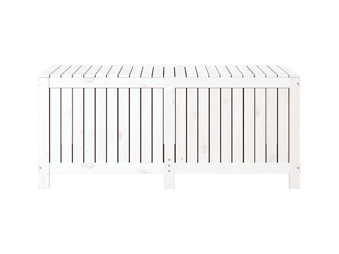 Tuinopbergbox Wit 147x68x64 cm Dennenhout