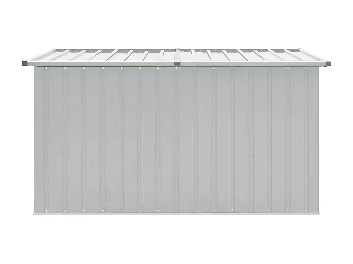 Caja de almacenamiento de jardín Gris 171x99x93 cm