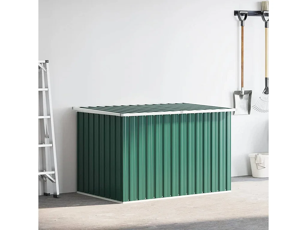 Caja de almacenamiento de jardín Verde 171x99x93 cm