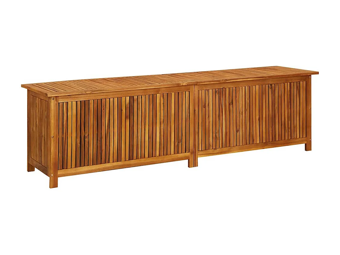 Cassapanca da giardino 200x50x58 cm Legno massello di acacia