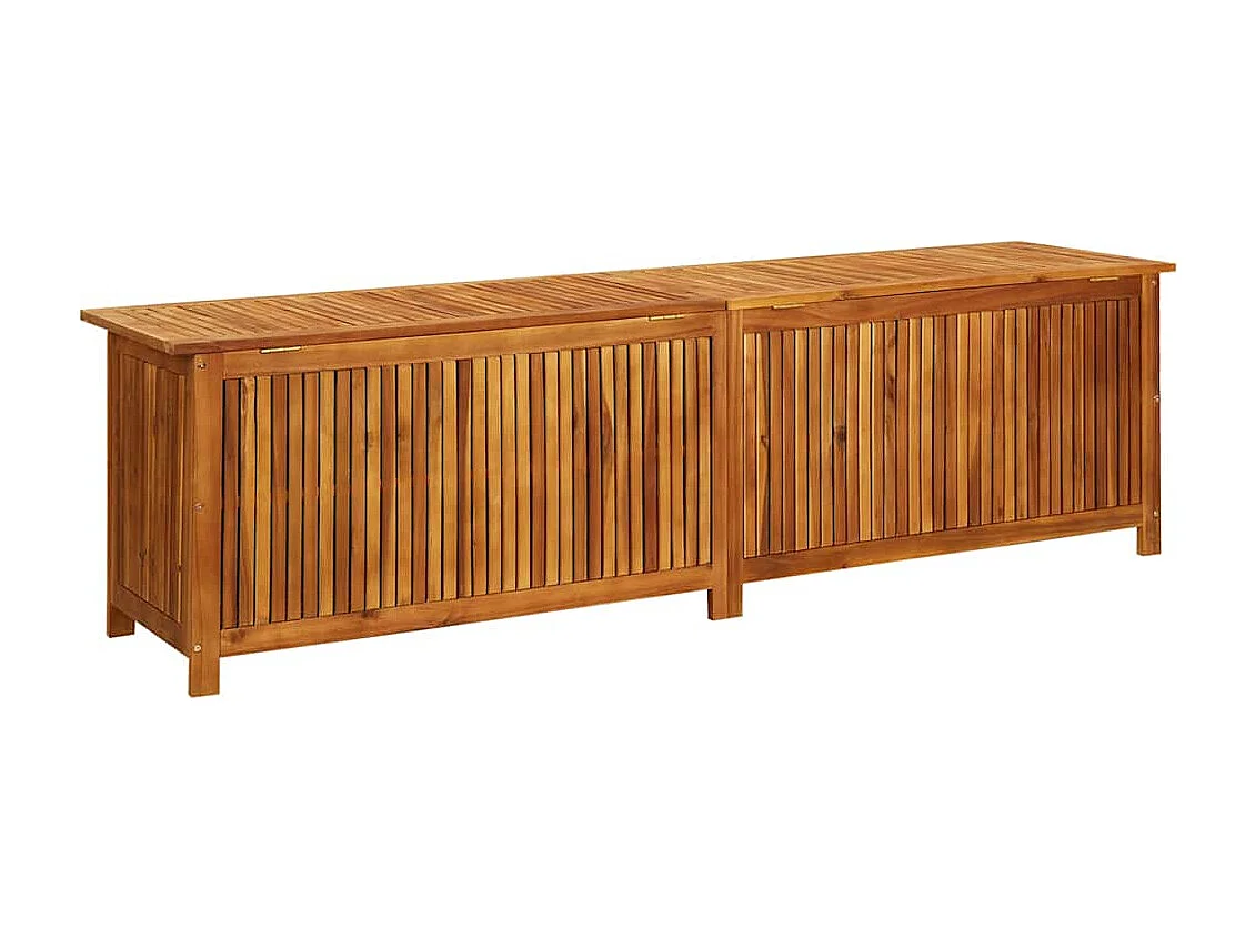 Cassapanca da giardino 200x50x58 cm Legno massello di acacia