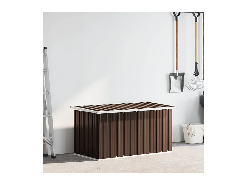 Tuinopbergbox Bruin 129x67x65 cm