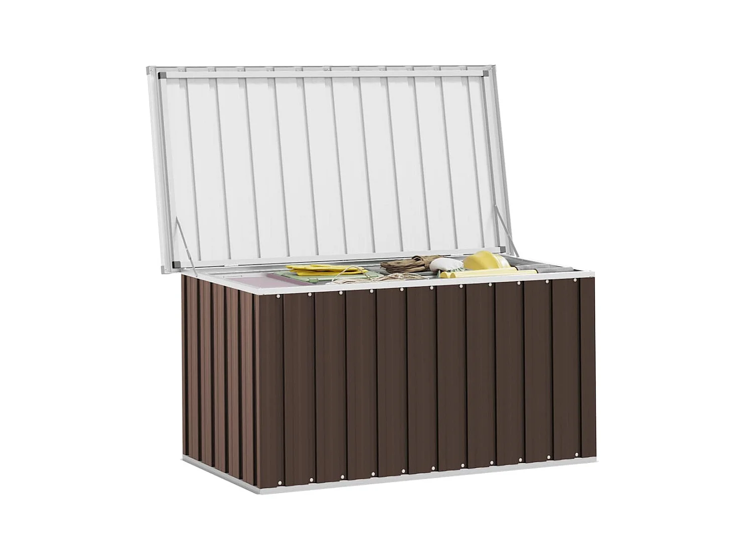 Tuinopbergbox Bruin 129x67x65 cm