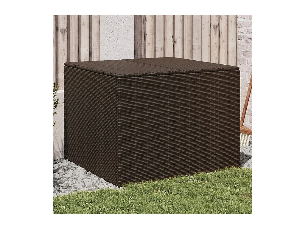 Bruine tuinopbergbox 291L geweven hars