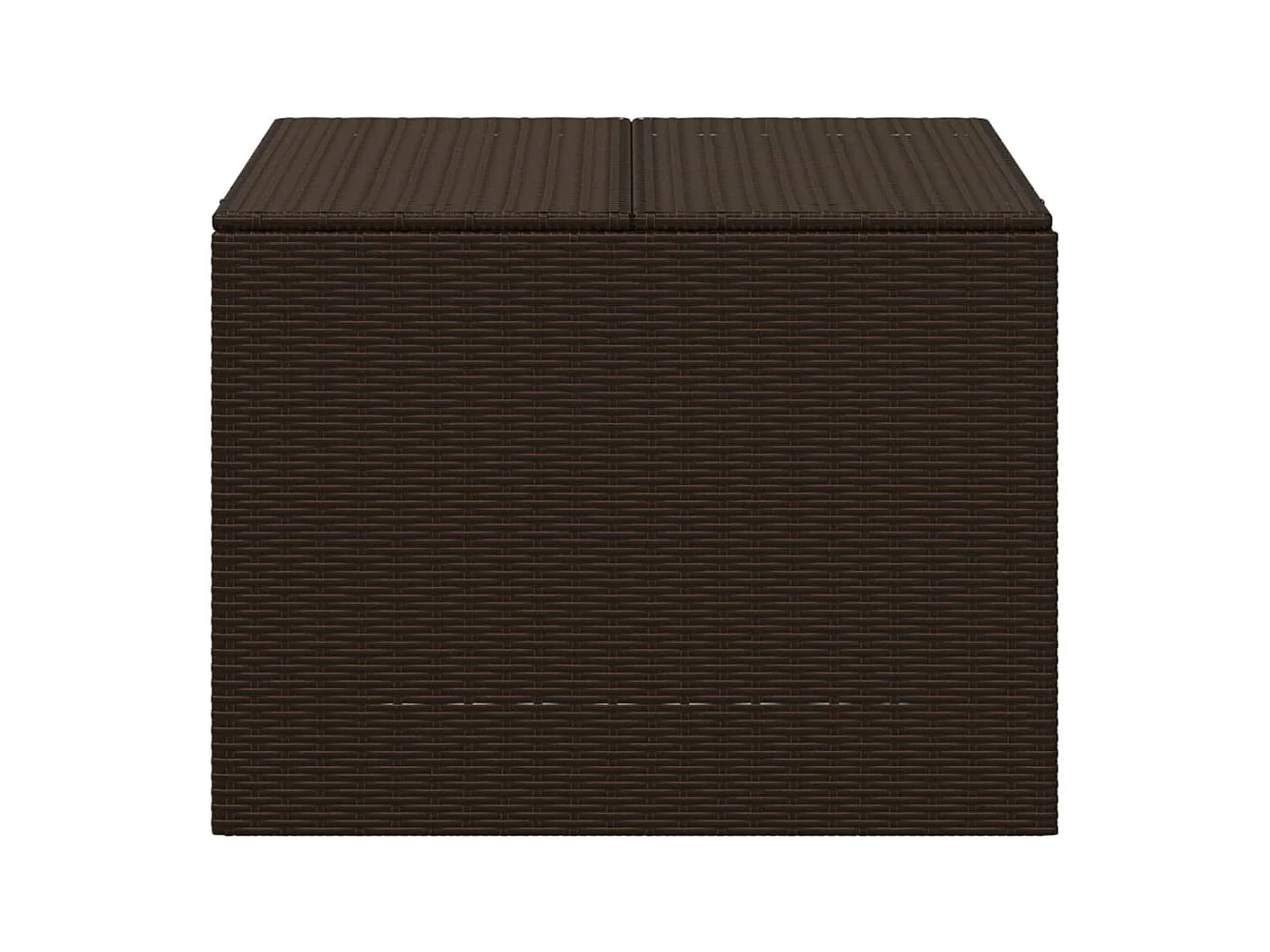 Bruine tuinopbergbox 291L geweven hars