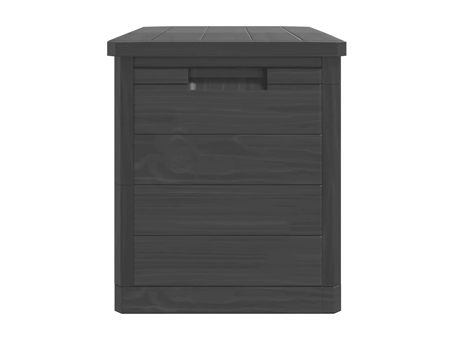 Buitenkussenbox antraciet 77,5x44,5x53 cm PP