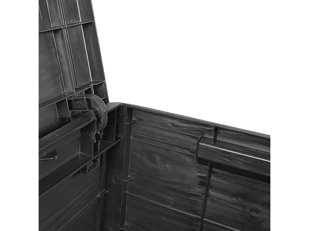 Buitenkussenbox antraciet 77,5x44,5x53 cm PP