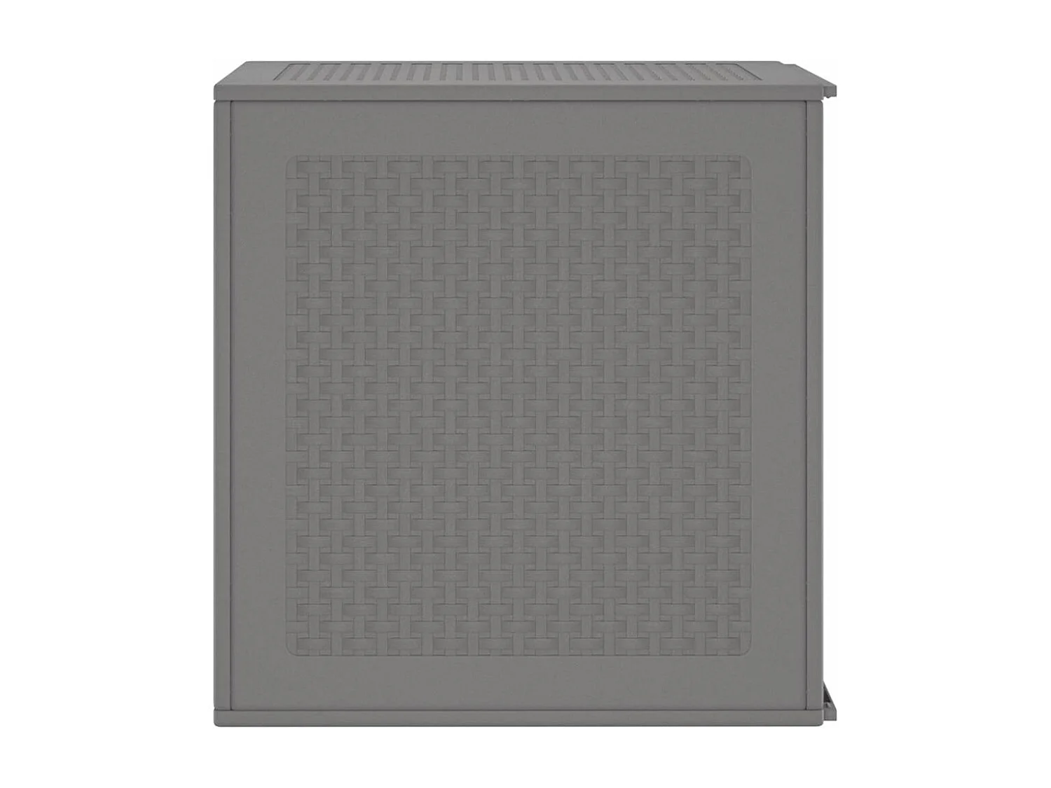 Boîte de rangement de jardin Gris clair 55x53x57 cm PP