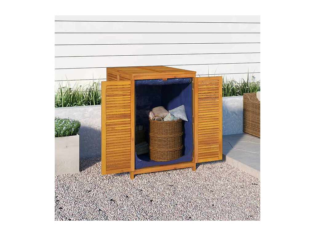 Tuinopbergbox 70x87x104 cm massief acaciahout