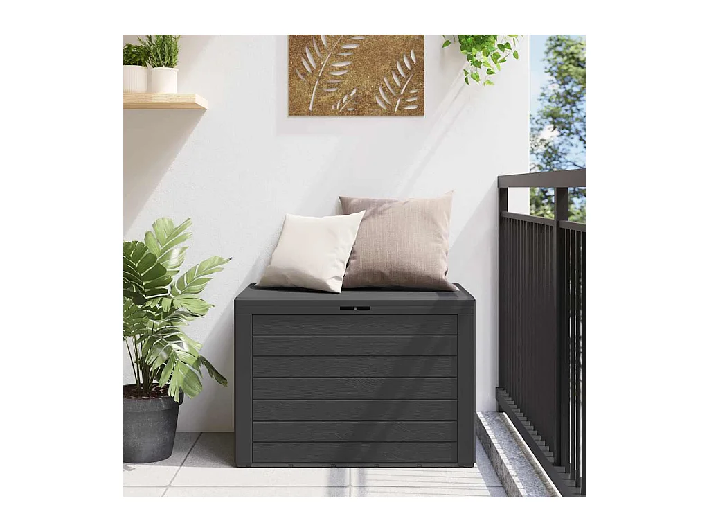 Tuinopbergbox Antraciet 78x44x55 cm