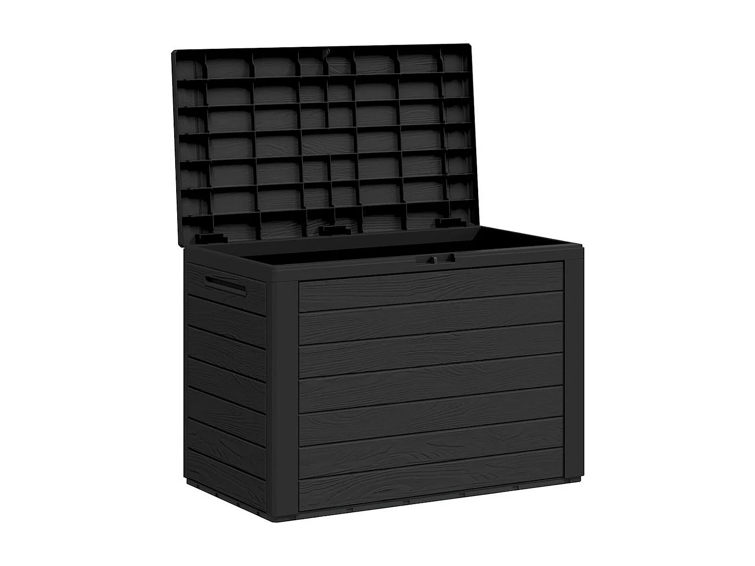 Arcón de jardín Antracita 78x44x55 cm