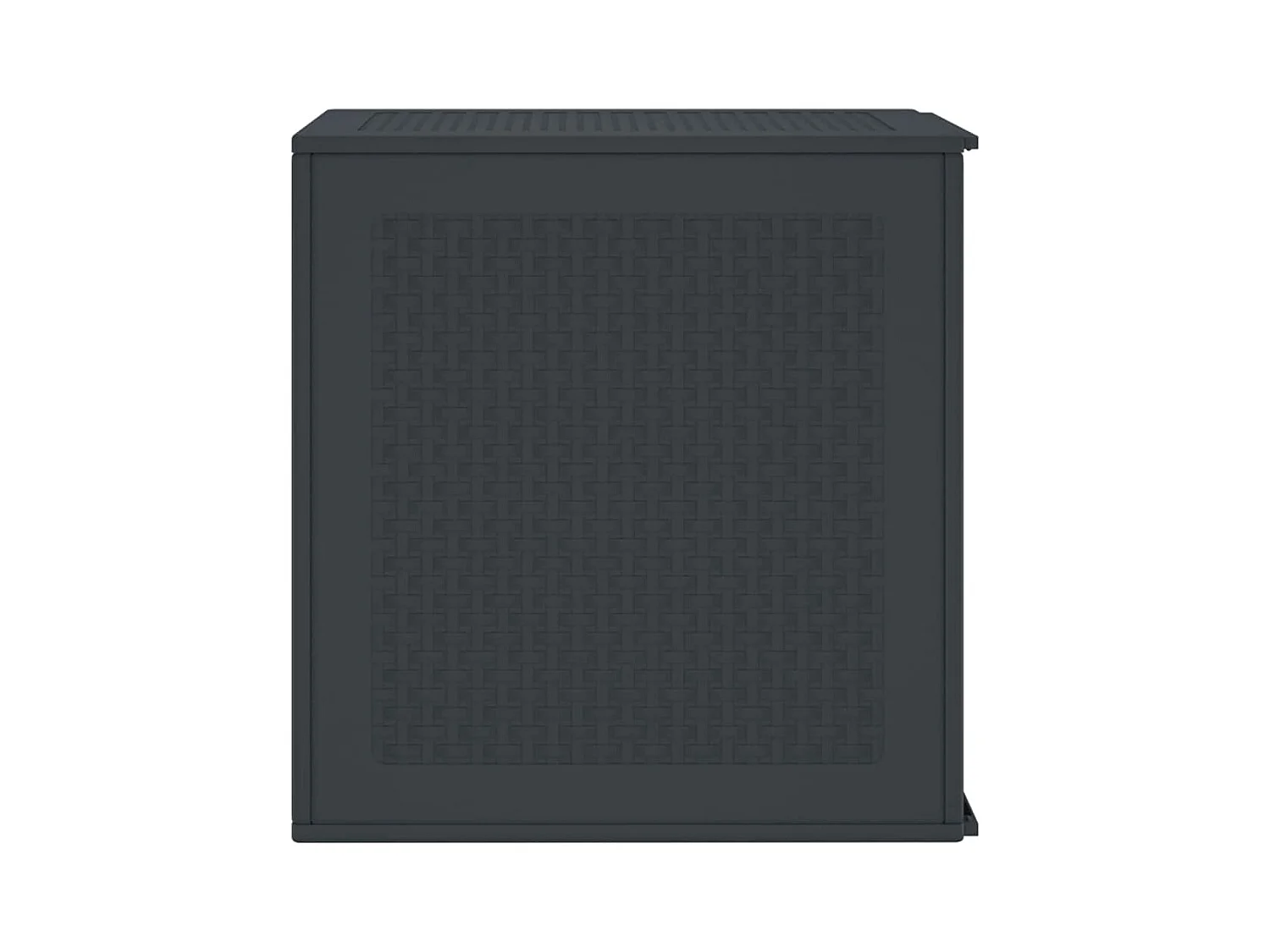 Boîte de Rangement Anthracite 55x53x57 cm PP