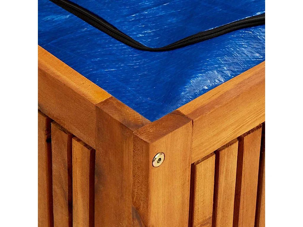 Cassapanca da giardino 150x50x58 cm Legno massello di acacia