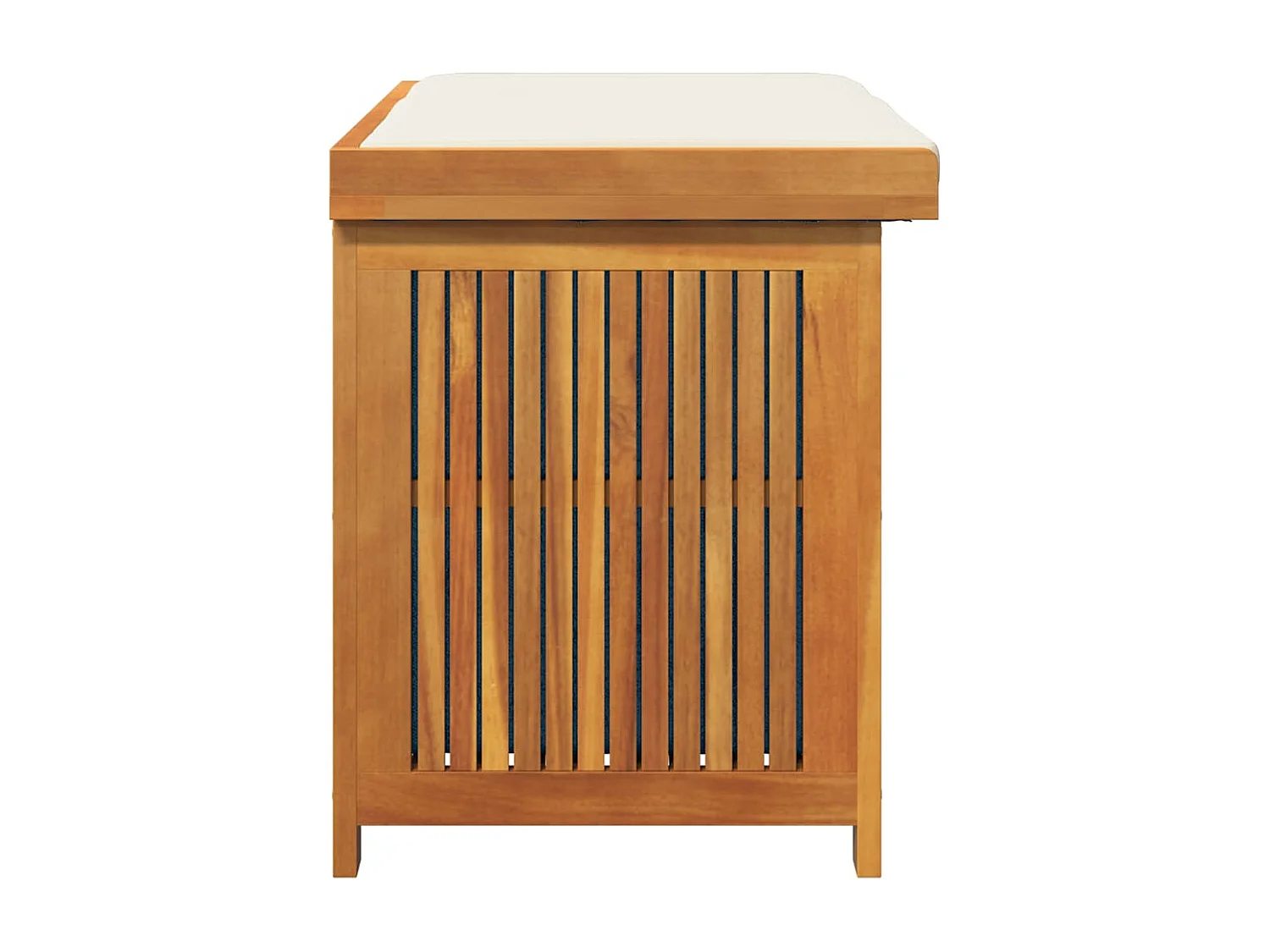 Boîte à coussins d'extérieur 90x50x60,5 cm bois massif d'acacia
