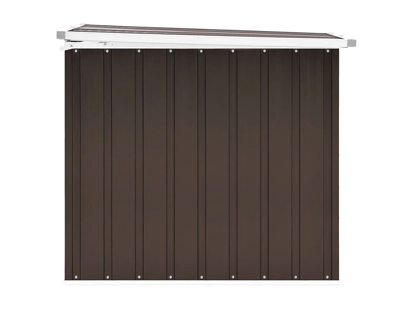 Caja de almacenamiento de jardín Marrón 149x99x93 cm