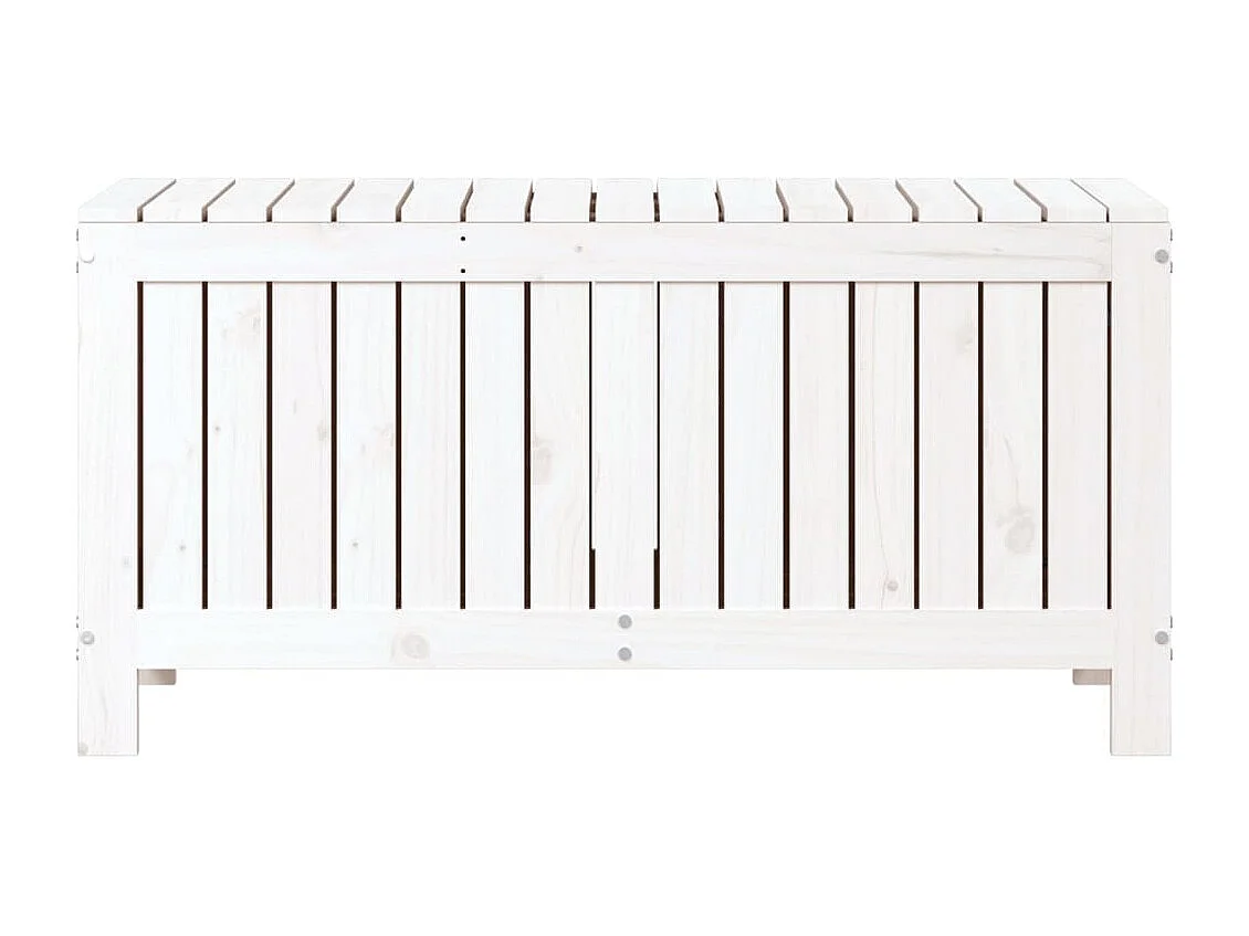 Tuinopbergbox Wit 108x42,5x54 cm Dennenhout