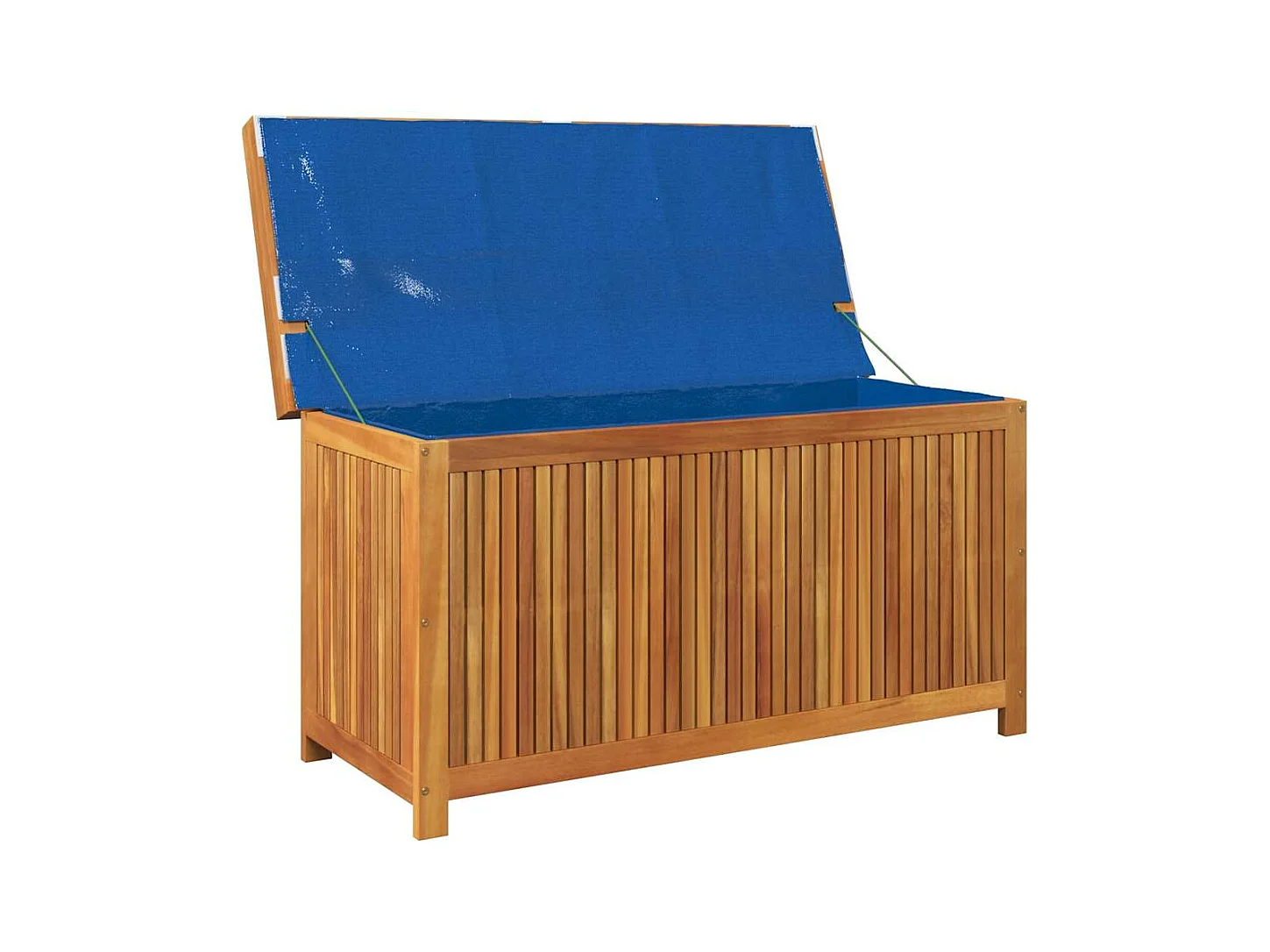 Boîte à coussins d'extérieur 113x50x60,5cm bois massif d'acacia