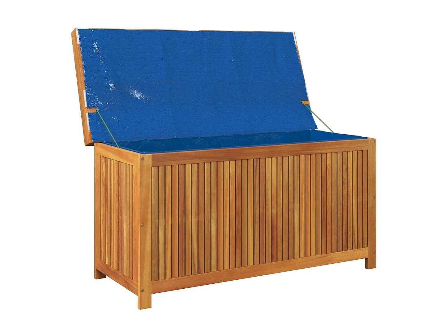 Boîte à coussins d'extérieur 113x50x60,5cm bois massif d'acacia