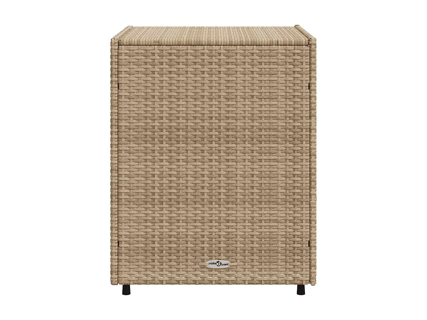 Beige tuinkast 55x59x69 cm geweven hars