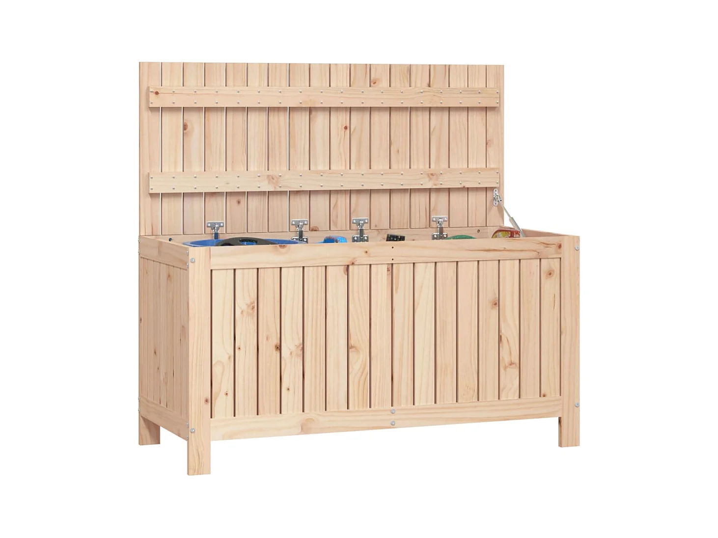 Tuinopbergbox 115x49x60 cm Massief grenenhout