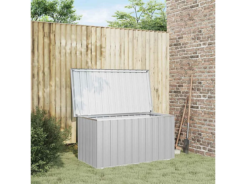 Tuinopbergbox Grijs 129x67x65 cm