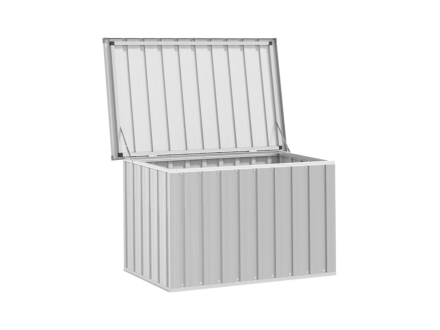 Boîte de rangement de jardin Gris 109x67x65 cm