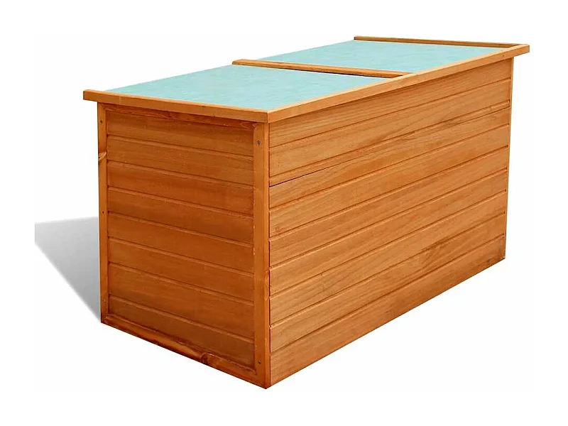 Tuinopbergbox 126x72x72 cm Hout