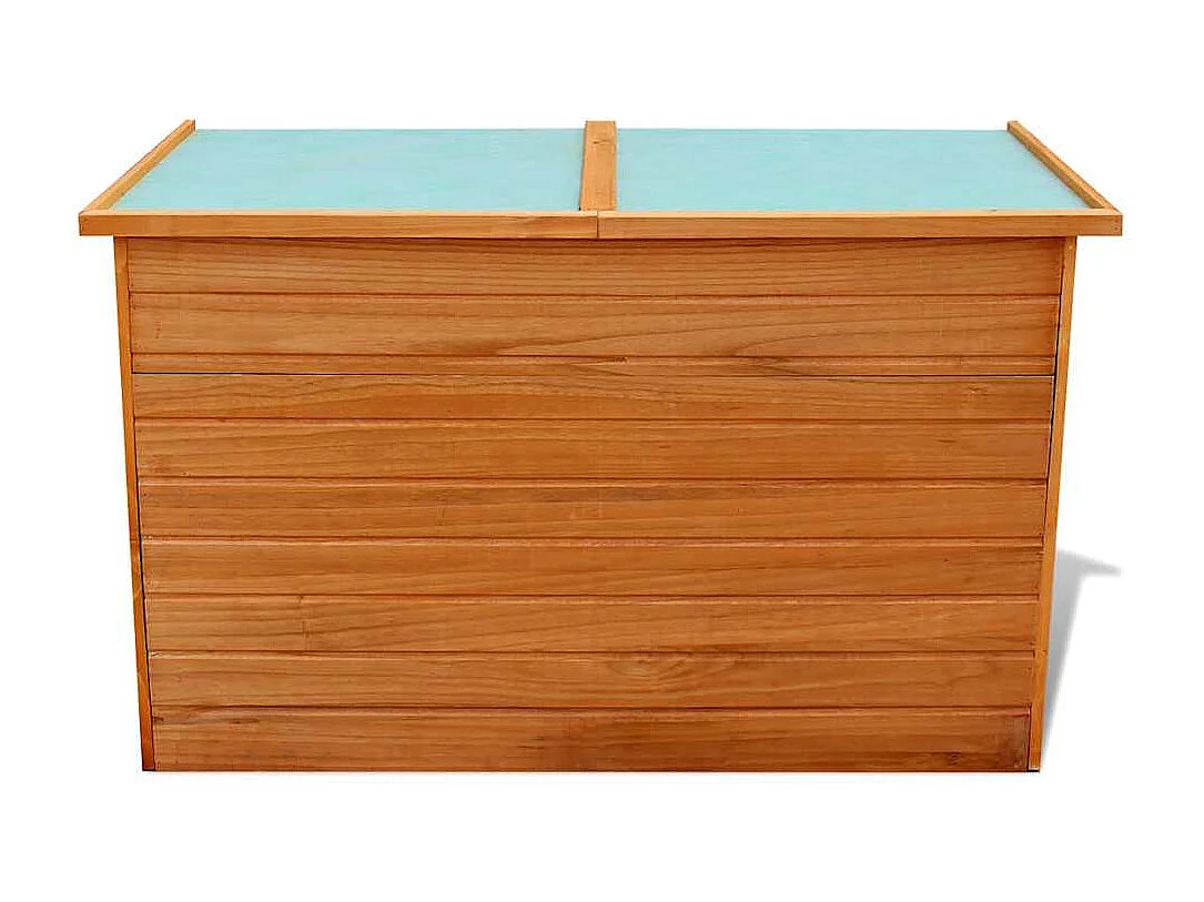 Cassapanca da giardino 126x72x72 cm Legno