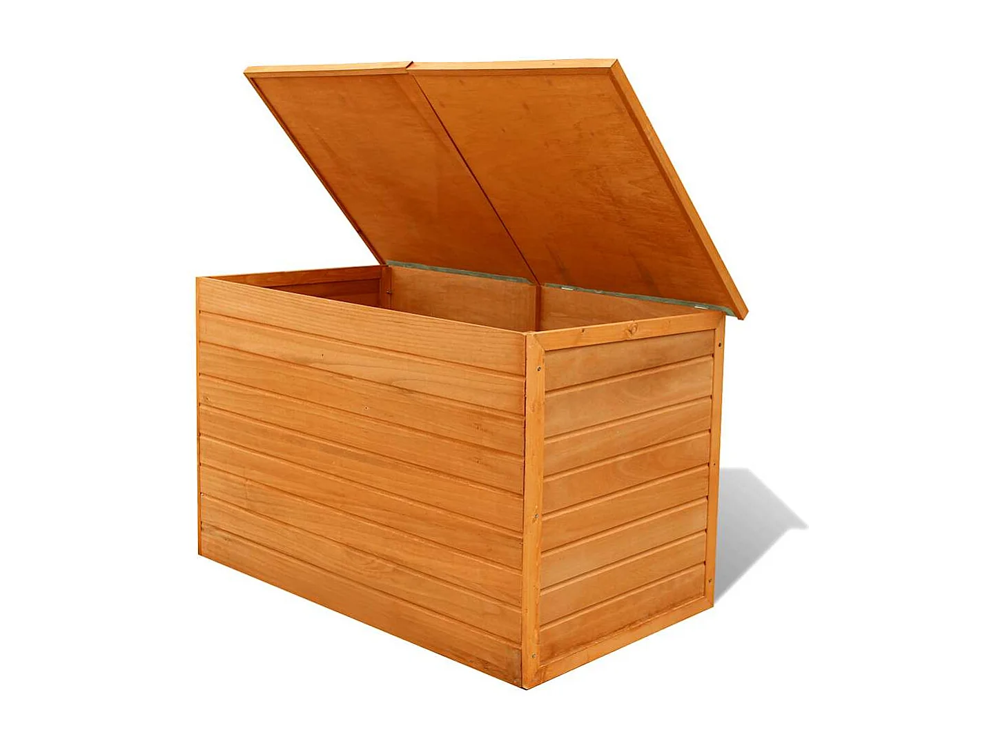 Cassapanca da giardino 126x72x72 cm Legno