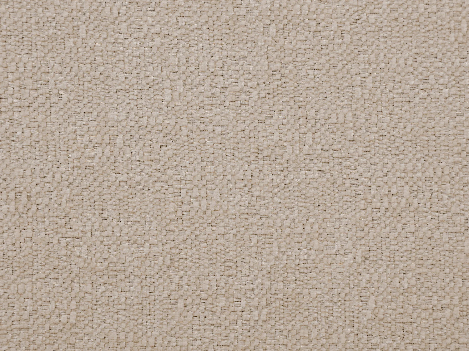 Canapé 2 places en tissu chenille beige DEMBOLA