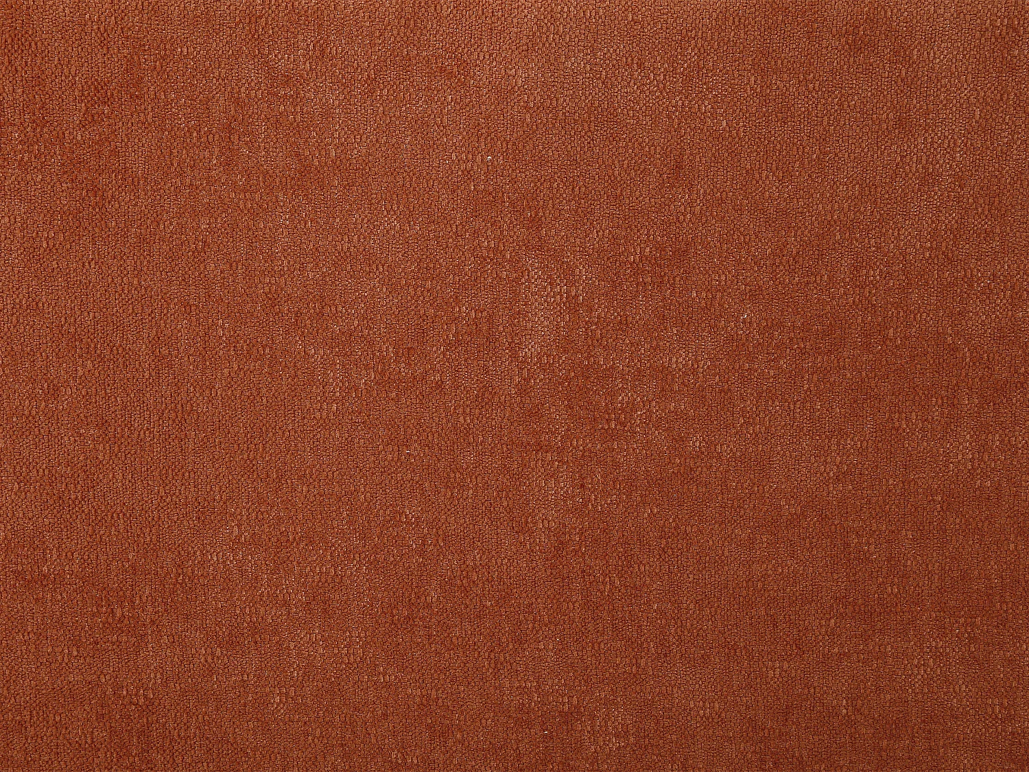 Canapé 3 places convertible clic-clac en tissu chenille terracotta HAKEMO