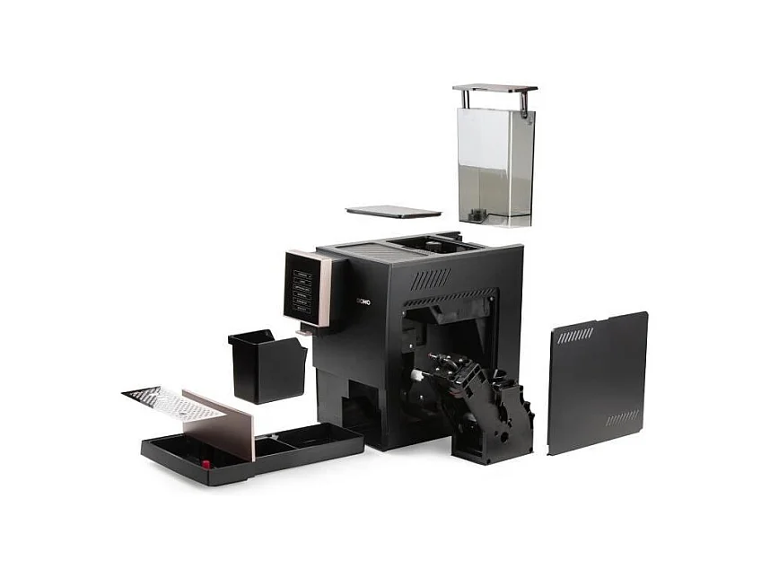 Machine a expresso automatique avec broyeur - DOMO - DO743K - 1350 W - 19 bar - 125 g café - Noir