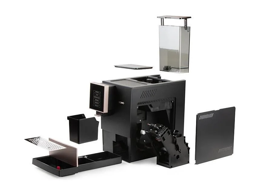 Cafetera espresso automática con molinillo DO743K - 1350 W - 19 bares - 125 g de café - Negra