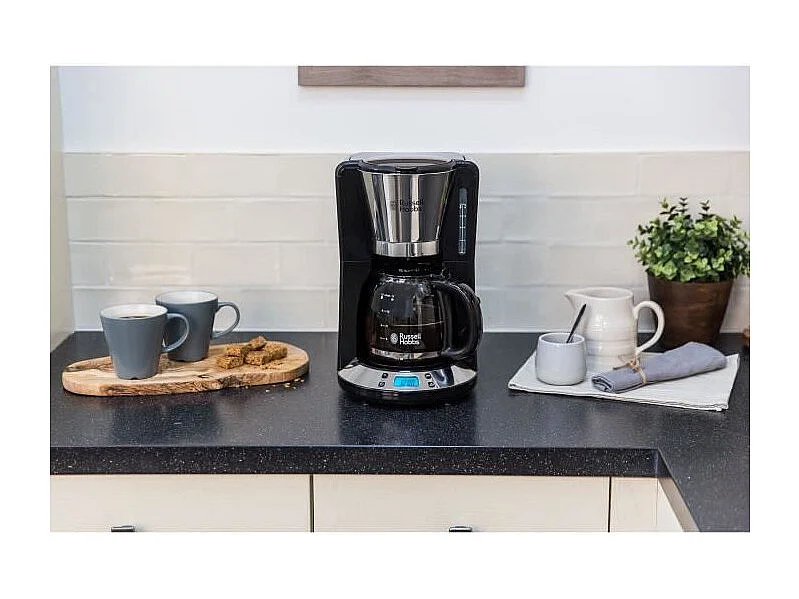 RUSSELL HOBBS 24030-56 - Cafetiere programmable Victory - 1100 W - Acier brillant