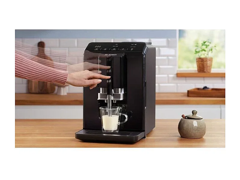 Machine a café broyeur expresso - BOSCH - TIE20119 Serie 2 - 1300 W - 250 g de grains - 1,4 L - Noir